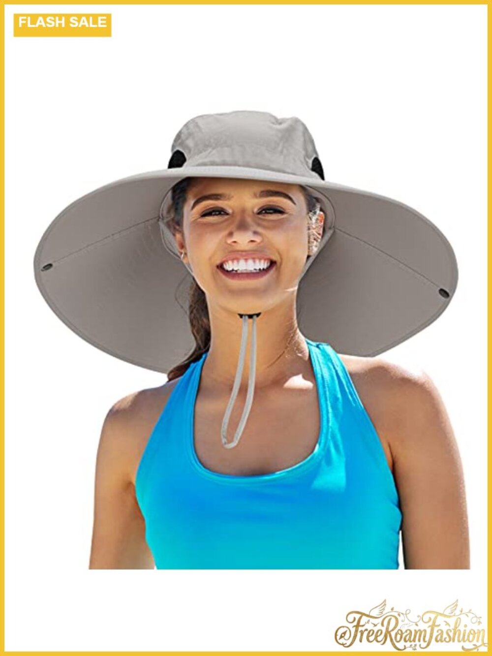 Super Wide Brim Sun Hat UPF50+ Waterproof Floppy Bucket Hat